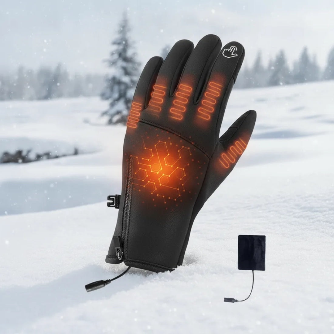 Gants Chauffants USB Tactiles